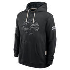 Johmsee LA.Rams Black 2026 Salute to Service Sideline Dri-FIT Pullover Hoodie Jerseys