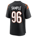 Johmsee C.Bengals #96 Cam Sample Black Game Jersey