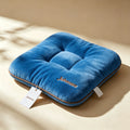 Johmsee Classic Blue Chair Cushions, Soft Plush Breathable Thickened Comfort Cheap Lazy Sofa Seat Pad, Sweat-Winning Skin-Friendly Adjustable Backrest Floor Jerseys for Home Office Daily Use