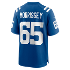 Johmsee IN.Colts #65 Jimmy Morrissey Royal Team Game Jersey