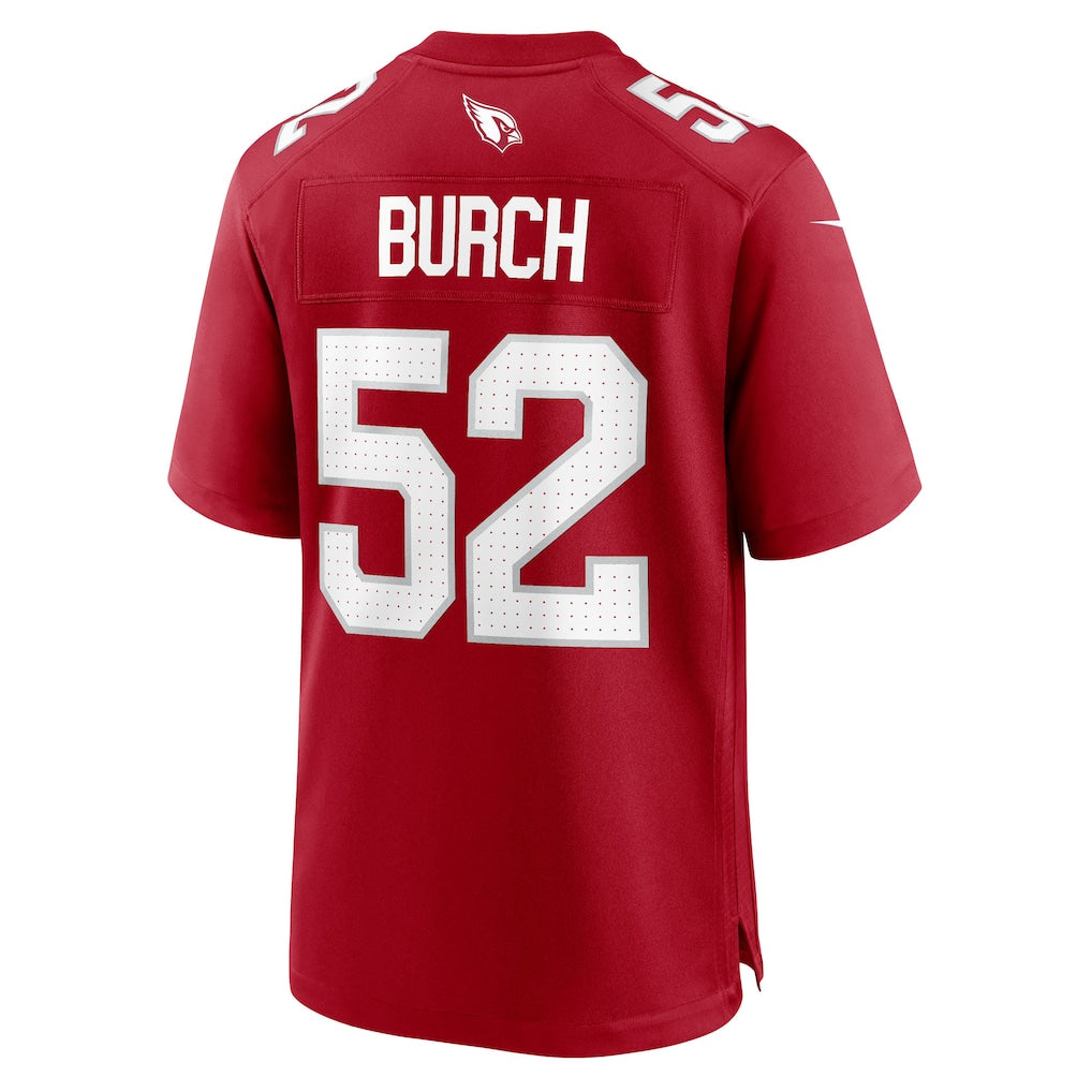 Johmsee A.Cardinals #52 Jordan Burch Cardinal Team Game Jersey