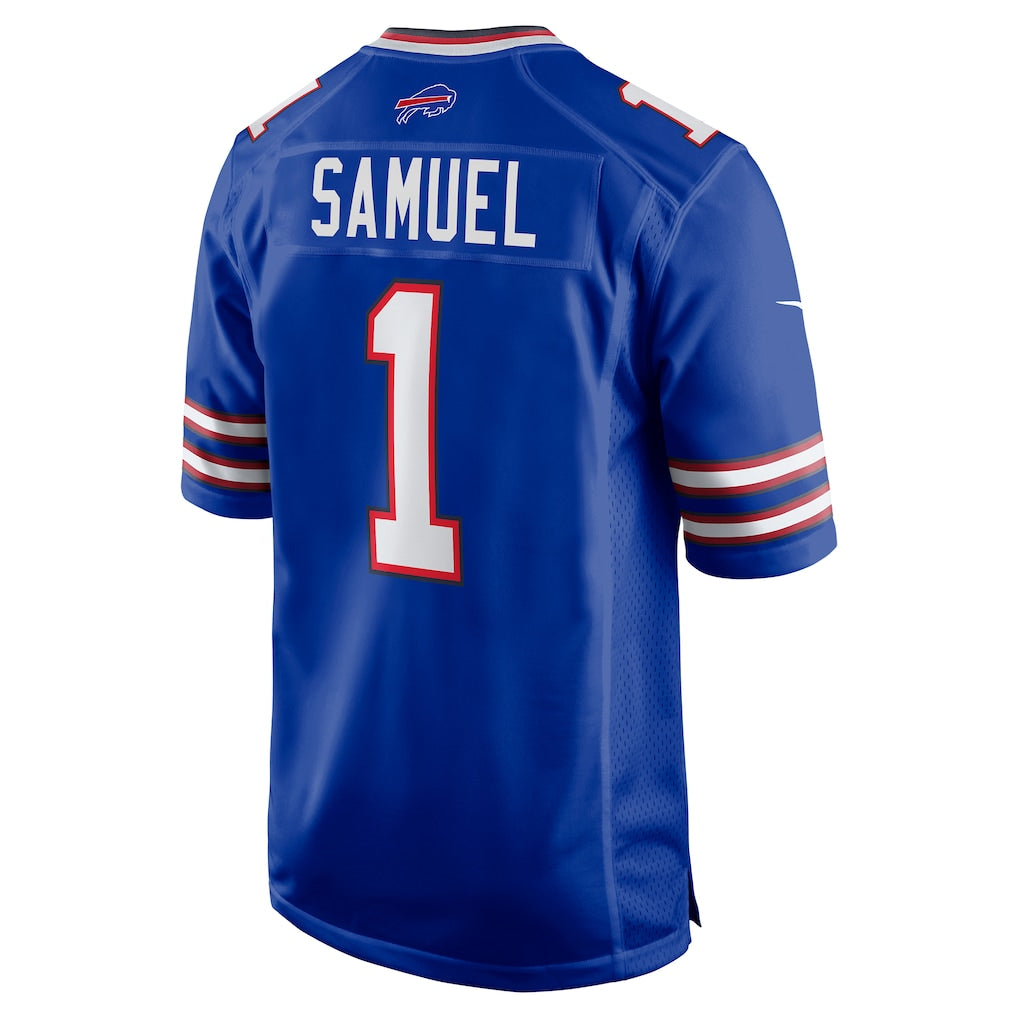 Johmsee B.Bills #1 Curtis Samuel Royal Game Jersey