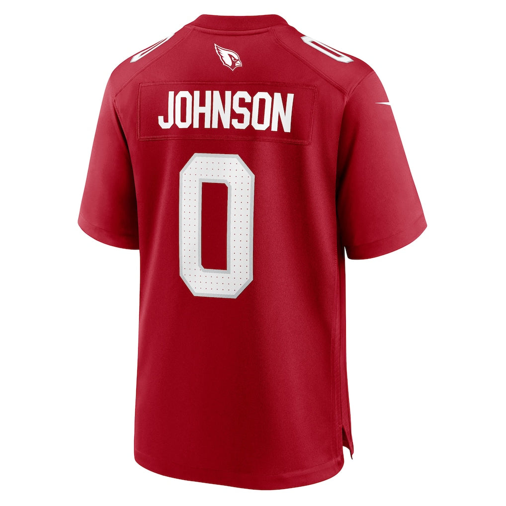 Johmsee A.Cardinals #0 Will Johnson Cardinal Team Game Jersey