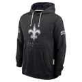 Johmsee NO.Saints Black 2026 Salute to Service Sideline Dri-FIT Pullover Hoodie Jerseys