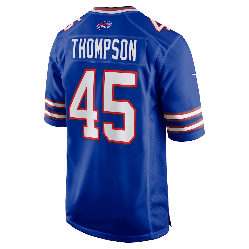 Johmsee B.Bills #45 Shaq Thompson Royal Team Game Jersey
