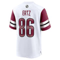 Johmsee W.Commanders #86 Zach Ertz White Game Jersey