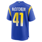Johmsee LA.Rams #41 Cameron McCutcheon Royal Game Jersey