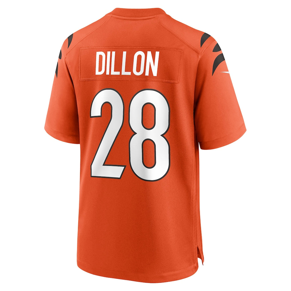 Johmsee C.Bengals #28 Corey Dillon Orange Retired Player Alternate Game Jersey