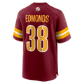 Johmsee W.Commanders #38 Chase Edmonds Burgundy Team Game Jersey