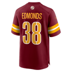 Johmsee W.Commanders #38 Chase Edmonds Burgundy Team Game Jersey