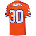 Johmsee D.Broncos #30 Terrell Davis Mitchell & Ness Orange 1995 Authentic Throwback Retired Player Jersey