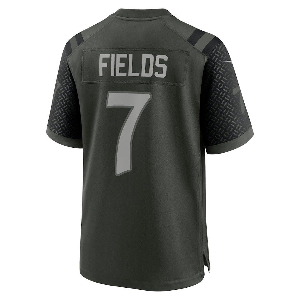 Johmsee NY.Jets #7 Justin Fields Gotham Green 2025 Rivalries Collection Game Jersey