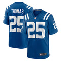 Johmsee IN.Colts #25 Rodney Thomas Royal Player Game Jersey