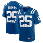 Johmsee IN.Colts #25 Rodney Thomas Royal Player Game Jersey
