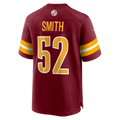Johmsee W.Commanders #52 Preston Smith Burgundy Team Game Jersey