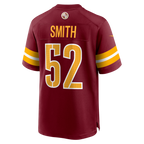Johmsee W.Commanders #52 Preston Smith Burgundy Team Game Jersey