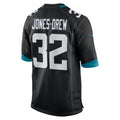 Johmsee J.Jaguars #32 Maurice Jones-Drew Black Retired Player Alternate Game Jersey