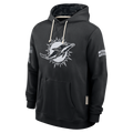 Johmsee M.Dolphins Black 2026 Salute to Service Sideline Dri-FIT Pullover Hoodie Jerseys