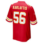 Johmsee KC.Chiefs #56 George Karlaftis Red Player Game Jersey