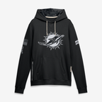 Johmsee M.Dolphins Black 2026 Salute to Service Sideline Dri-FIT Pullover Hoodie Jerseys
