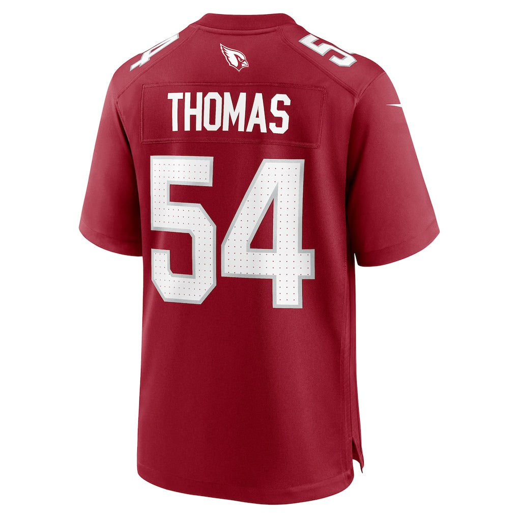 Johmsee A.Cardinals #54 Xavier Thomas Cardinal Team Game Jersey