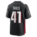 Johmsee A.Falcons #41 Ben Sauls Black Team Game Jersey