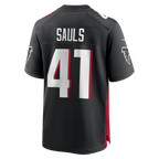 Johmsee A.Falcons #41 Ben Sauls Black Team Game Jersey