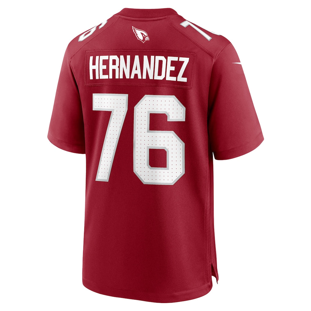 Johmsee A.Cardinals #76 Will Hernandez Cardinal Team Game Jersey