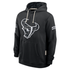 Johmsee H.Texans Black 2026 Salute to Service Sideline Dri-FIT Pullover Hoodie Jerseys