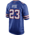 Johmsee B.Bills #23 Micah Hyde Royal Game Player Jersey