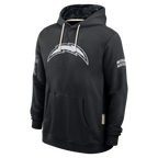 Johmsee LA.Chargers Black 2026 Salute to Service Sideline Dri-FIT Pullover Hoodie Jerseys