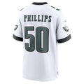 Johmsee P.Eagles #50 Jaelan Phillips White Game Jersey