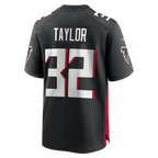 Johmsee A.Falcons #32 Keith Taylor Black Team Game Jersey