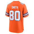 Johmsee D.Broncos #80 Rod Smith Orange Retired Player Alternate Game Jersey