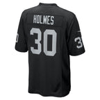 Johmsee LV.Raiders #30 Darnay Holmes Black Team Game Jersey