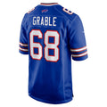 Johmsee B.Bills #68 Tylan Grable Royal Game Jersey