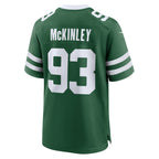 Johmsee NY.Jets #93 Takk McKinley Legacy Green Team Game Jersey
