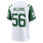 Johmsee NY.Jets #56 Quincy Williams White Alternate Game Jersey