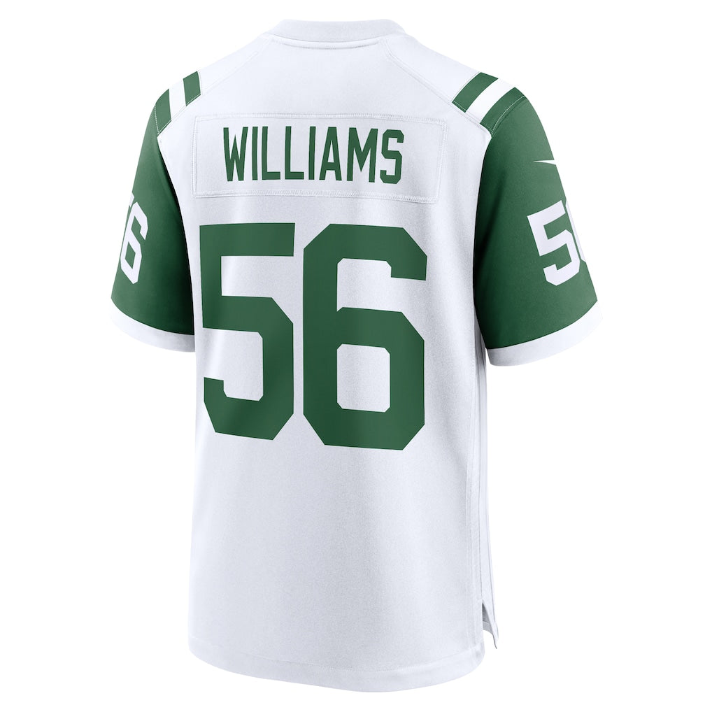 Johmsee NY.Jets #56 Quincy Williams White Alternate Game Jersey