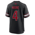 Johmsee A.Cardinals #4 Rondale Moore Black Game Jersey