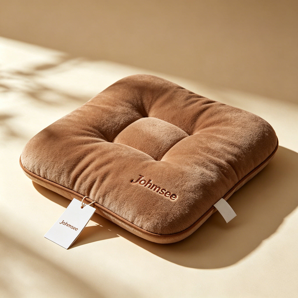 Johmsee Classic Brown Chair Cushions, Soft Plush Breathable Thickened Comfort Cheap Lazy Sofa Seat Pad, Sweat-Winning Skin-Friendly Adjustable Backrest Floor Jerseys for Home Office Daily Use