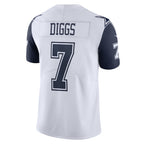 Johmsee D.Cowboys #7 Trevon Diggs White Alternate Vapor Limited Jersey