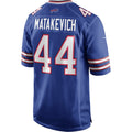 Johmsee B.Bills #44 Tyler Matakevich Royal Team Game Jersey