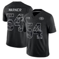 Johmsee SF.49ers #54 Fred Warner Player Black Limited 2026 Salute to Service Home Game Stitched Jerseys