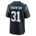 Johmsee C.Panthers #31 Corey Thornton Black Team Game Jersey