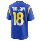 Johmsee LA.Rams #18 Terrance Ferguson Royal Team Game Jersey
