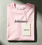 Johmsee Classic Pink T-shirt Cheap Jerseys, 100% Pure Cotton Breathable Sweat-Wicking Soft, Comfortable Skin-Friendly Short Sleeve Basic Jerseys for Daily Wear