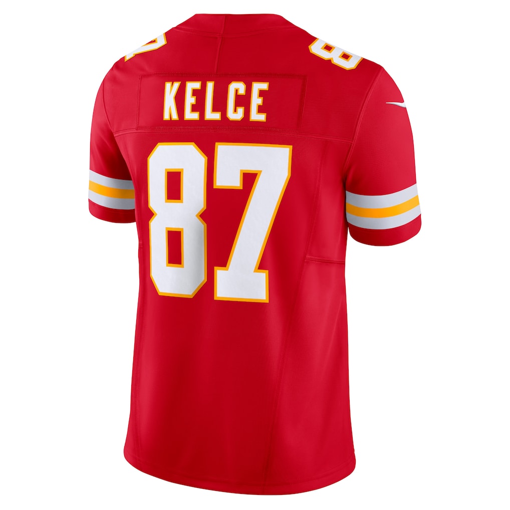 Johmsee KC.Chiefs #87 Travis Kelce Red Vapor F.U.S.E. Limited Jersey
