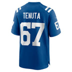 Johmsee IN.Colts #67 Luke Tenuta Royal Team Game Jersey