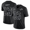 Johmsee D.Lions #16 Jared Goff Player Black Limited 2026 Salute to Service Home Game Stitched Jerseys